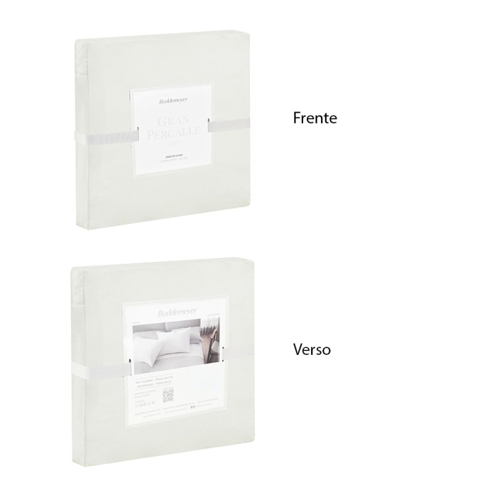 JG LENÇOL KING GRAN PERCALLE CLASSIC BEGE