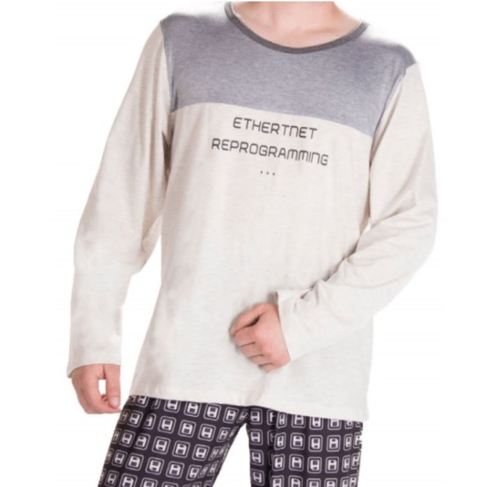 PIJAMA MANGA LONGA VISCOLYCRA NATAN