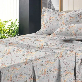 JG LENÇOL QUEEN TOQUE ACETINADO CAMPO SILVESTRE