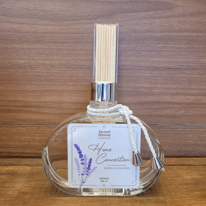 DIFUSOR 300ML HOME CONNECTION CEDRO E LAVANDA