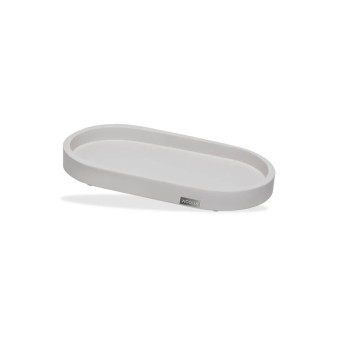 BANDEJA DECORATIVA OVAL AREIA