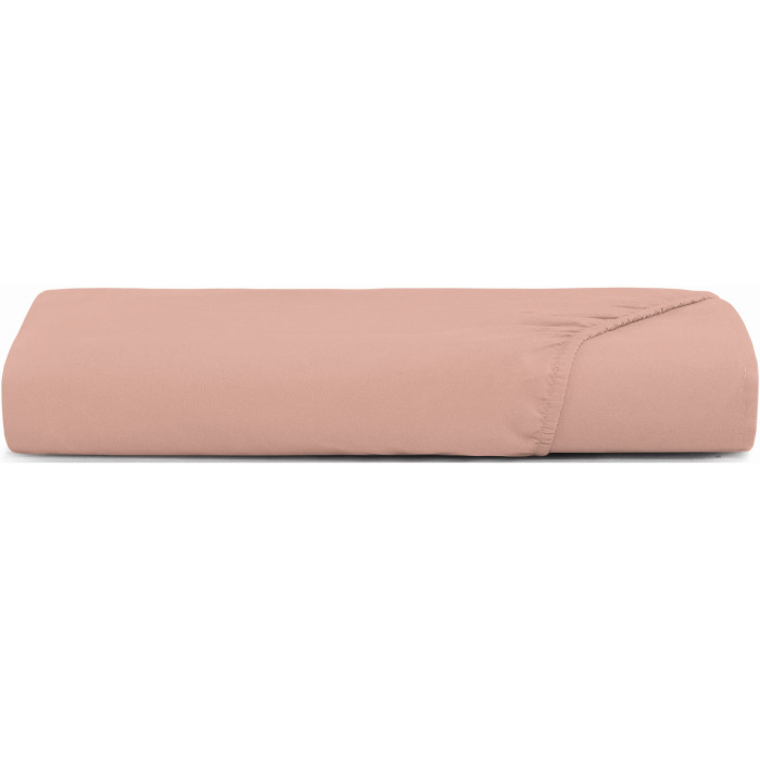 LENÇOL KING TOQUE ACETINADO ROSA LUNAR