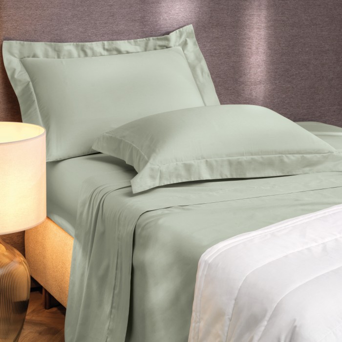 JG LENÇOL CASAL LUX 200 FIOS VERDE CLARO