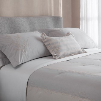 COLCHA KING 310X260 BUD LUXUS ANNE CINZA