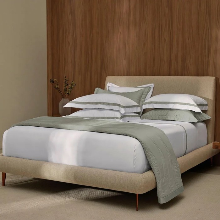 JG LENÇOL QUEEN VERCELLI BRANCO/VERDE