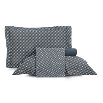 JG LENÇOL QUEEN TOQUE ACETINADO SLIM MARINHO