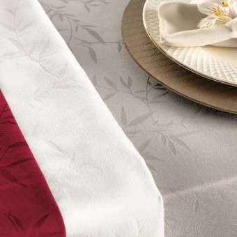 TOALHA MESA 220X220 VERISSIMO CINZA