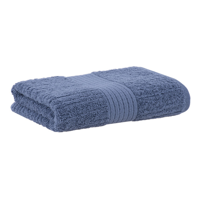 JG TOALHAS GIG FIO PENTEADO CANELADO AZUL CLASSIC