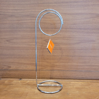 SUPORTE TOALHA ARCO SIMPLES CROMADO