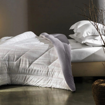 EDREDOM SOLTEIRO BLEND SENSE COLORS GREY