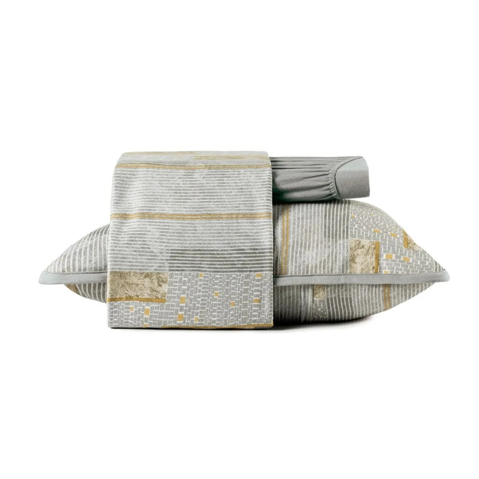 JG LENÇOL SOLTEIRO MALHA FIO PENTEADO ATHOS
