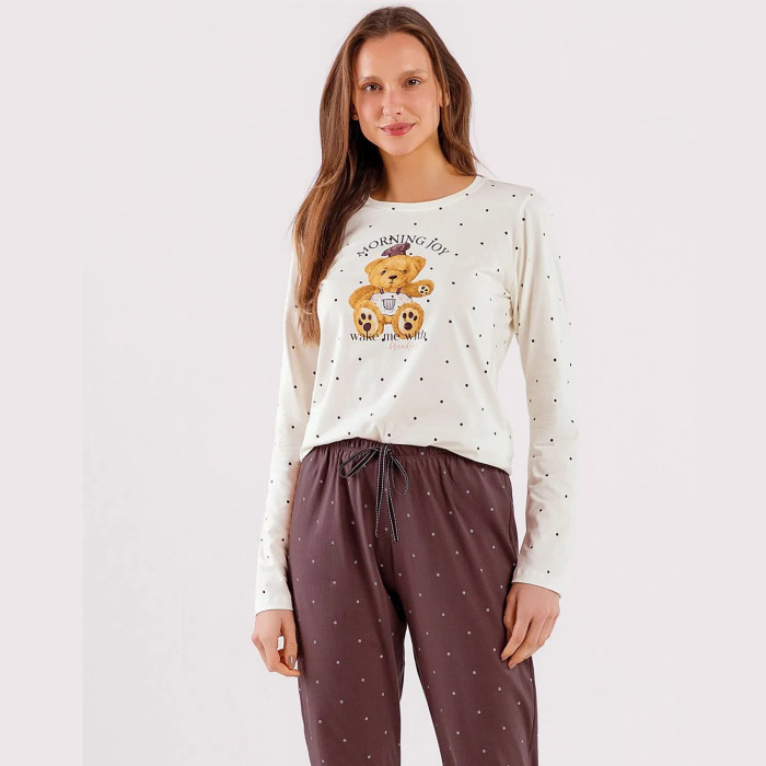PIJAMA LONGO URSO MORNING JOY