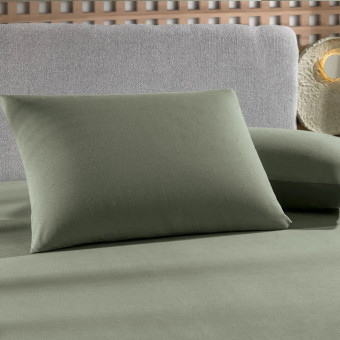 JG FRONHAS 50X70 MALHA FIO PENTEADO VERDE BOND