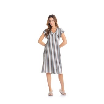 CAMISÃO MIDI LIA MARROM