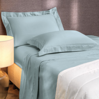 JG LENÇOL CASAL LUX 200 FIOS AZUL ETIENNE