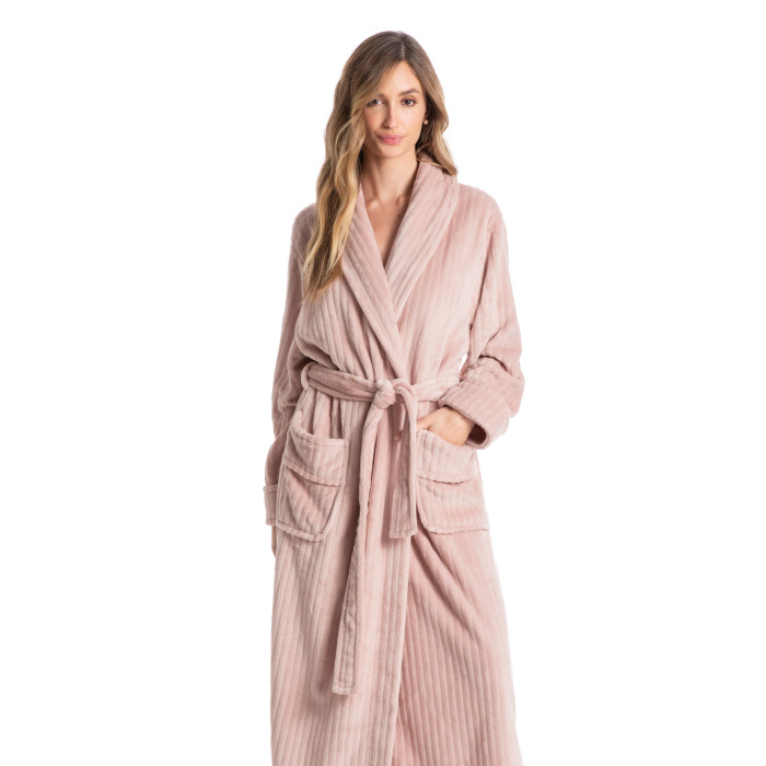 ROBE ANDREIA PETALA ROSA CLARO