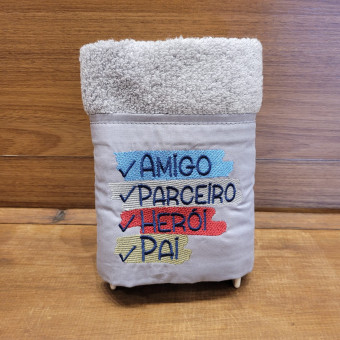 TOALHA LAVABO DIA DOS PAIS