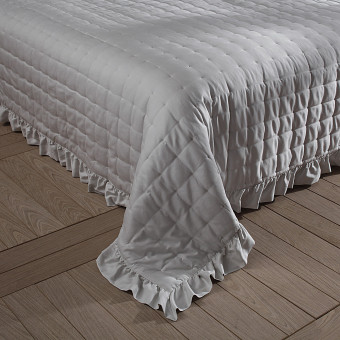 COLCHA KING BUD LUXUS POIS BEGE ANTIQUE 310X260
