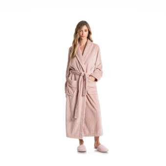 ROBE ANDREIA PETALA ROSA CLARO