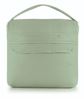 COLCHA KING TOQUE ACETINADO ANARRUGA VERDE WIND