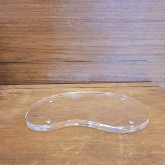 BANDEJA ORGANICA 10MM TRANSPARENTE