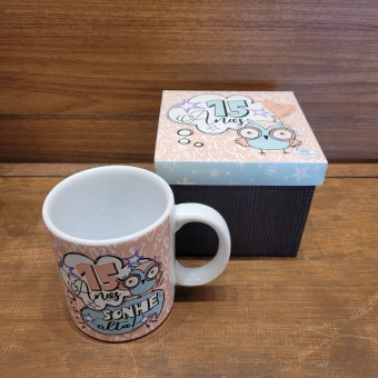 CANECA PRESENTE 15 ANOS