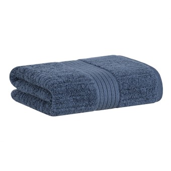 JG TOALHAS FIO PENTEADO CANELADO AZUL ESCURO