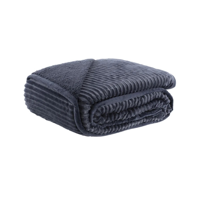 COBERTOR SOLTEIRO 150X220 BLANKET LUGANO MARINHO