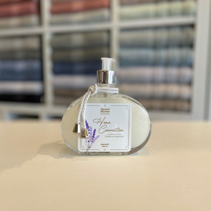 SABONETE 300ML HOME CONNECTION CEDRO E LAVANDA