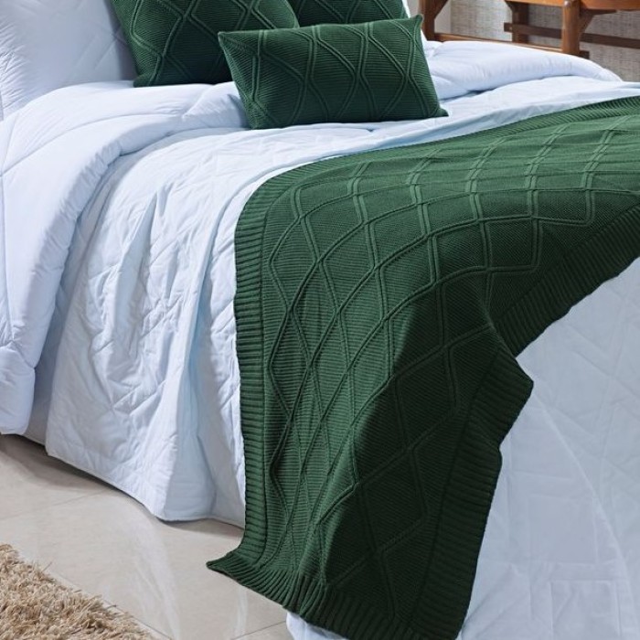 KIT PESEIRA E DUAS ALMOFADAS TORONTO VERDE