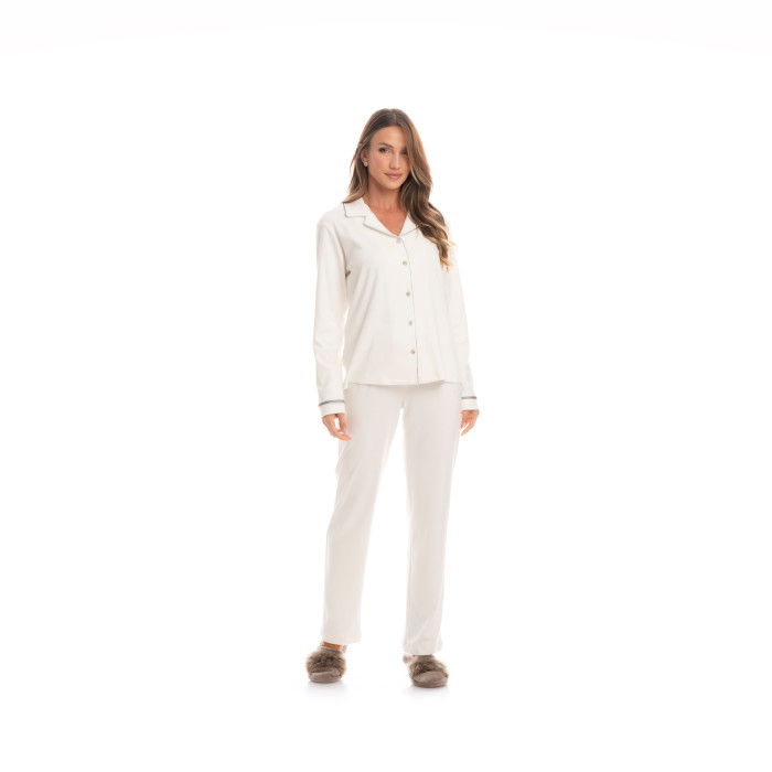 PIJAMA LONGO AMERICANO BELA CRU