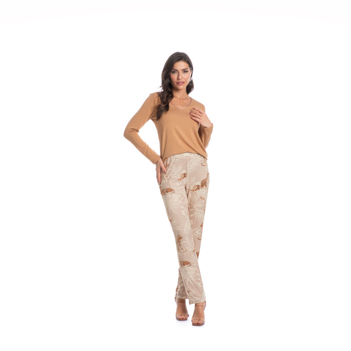 PIJAMA LONGO VITORIA B BEGE
