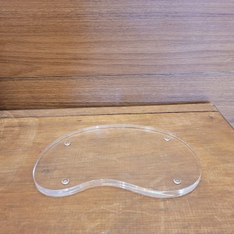 BANDEJA ORGANICA 10MM TRANSPARENTE