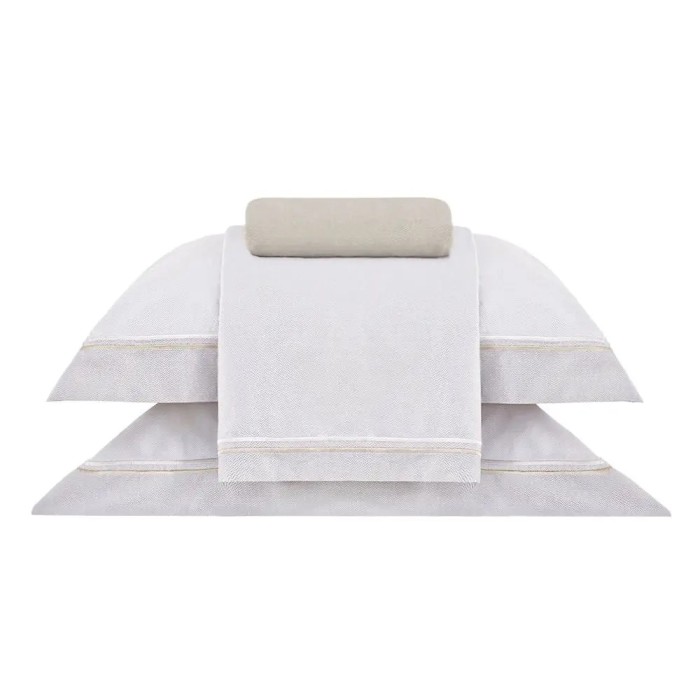 JG LENÇOL CASAL BUD VISION OTTO BEGE