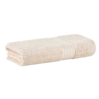 JG TOALHAS GIG FIO PENTEADO CANELADO BEGE
