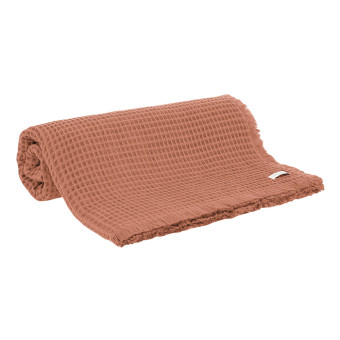 MANTA 150X200 LUXUS PIQUET III LARANJA