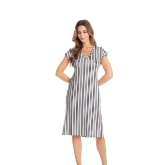 CAMISÃO MIDI LIA MARROM