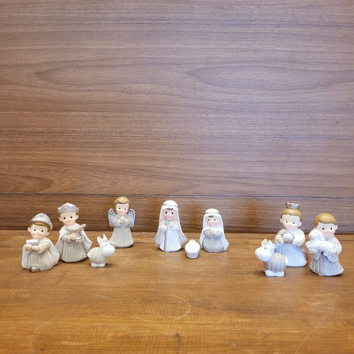 MINI PRESÉPIO 7,5CM RESINA