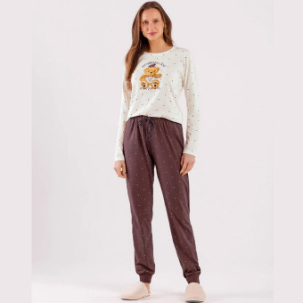 PIJAMA LONGO URSO MORNING JOY