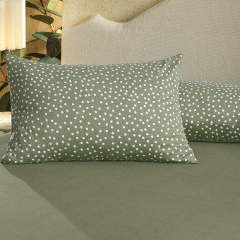 FRONHA 50X70 MALHA FIO PENTEADO BITS VERDE