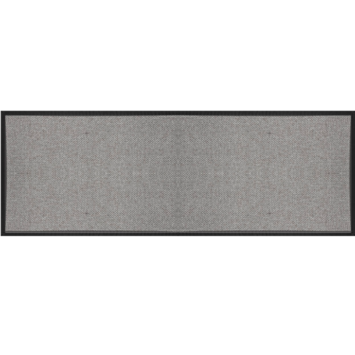 TAPETE 50X140 MULTI CINZA