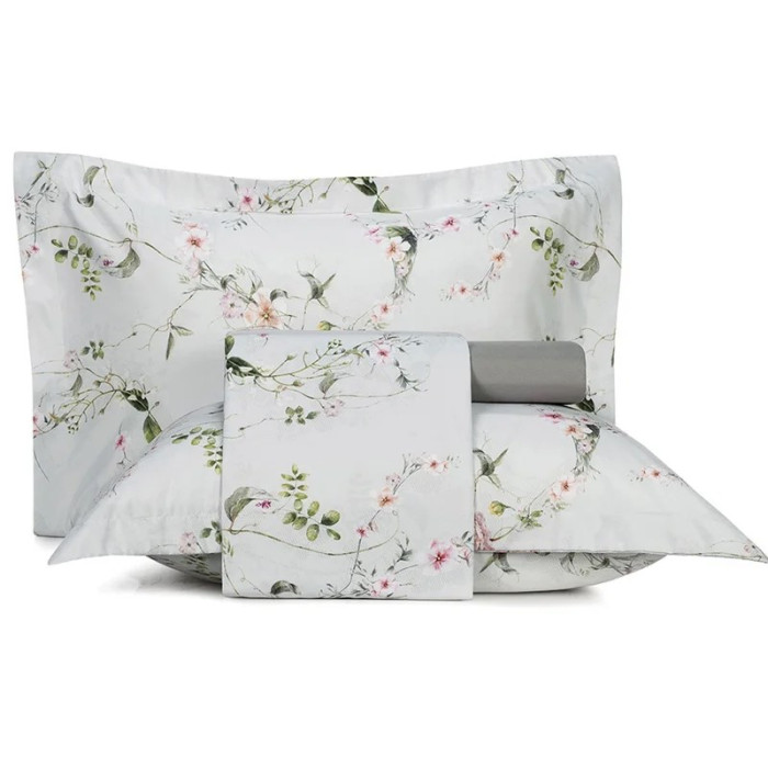 JG LENÇOL KING TOQUE ACETINADO ROMANTIC BLOOM