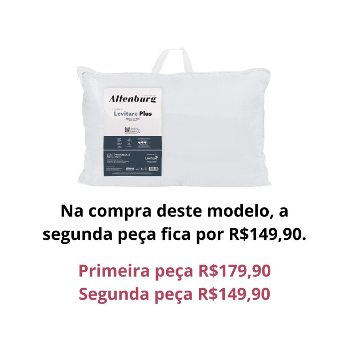 TRAVESSEIRO 50X70 LEVITARE PLUS
