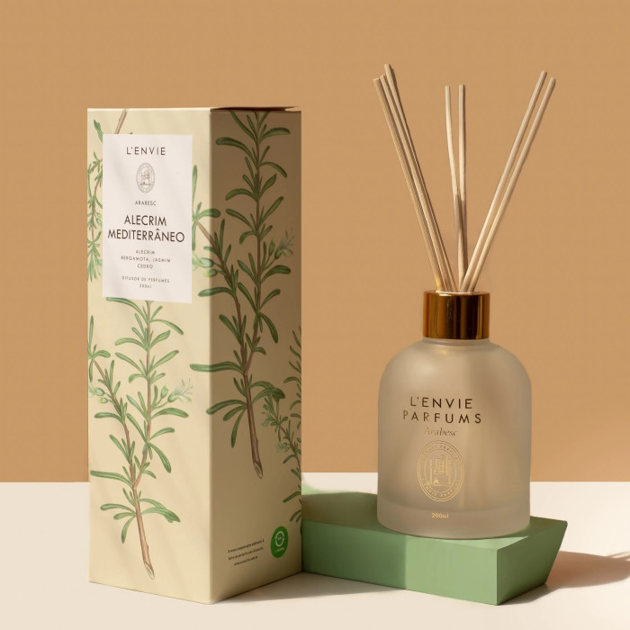 DIFUSOR AMBIENTE 200ML ALECRIM MEDITERRÂNEO