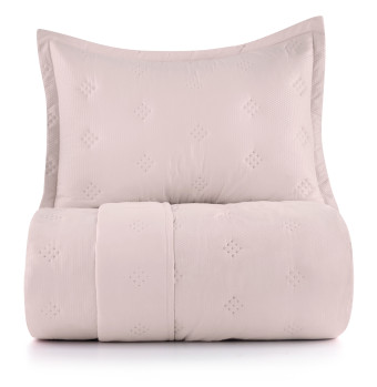 COLCHA SOLTEIRO TOQUE ACETINADO ANARRUGA ROSA LILI