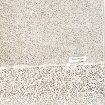 TOALHA LAVABO NORAH C/RENDA BEGE ANTIQUE
