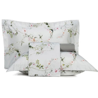 JG LENÇOL KING TOQUE ACETINADO ROMANTIC BLOOM