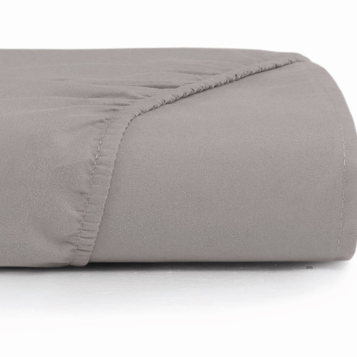 LENÇOL QUEEN TOQUE ACETINADO CIMENTO QUEIMADO