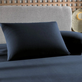 JG FRONHAS 50X70 MALHA FIO PENTEADO AZUL MINIMAL