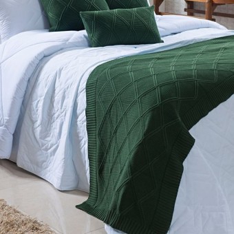 KIT PESEIRA E DUAS ALMOFADAS TORONTO VERDE